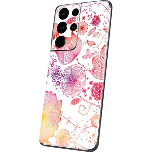 Elegant Flowers Galaxy S21 Ultra 5G Skin